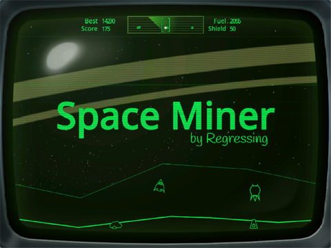 Space Miner (Monochrome CRT)