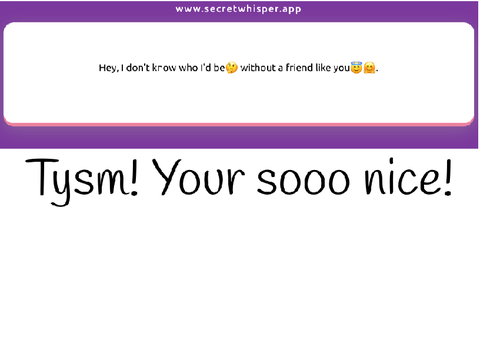 Secret whisper reply