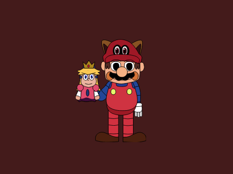 Righty Mario Vector reupload