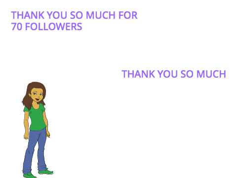 Thank you for 70 followers