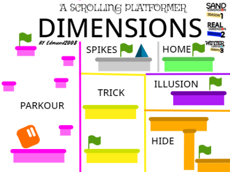  Dimensions - Scrolling platformer mobile friendly! ⁽ᴼᴸᴰ⁾