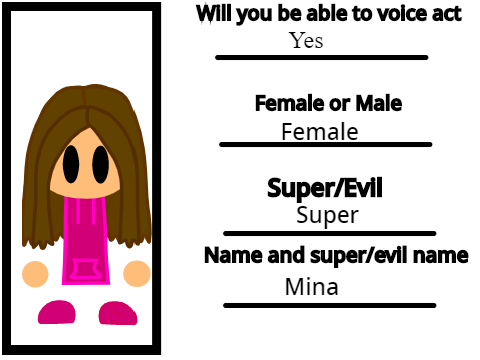My application to enter