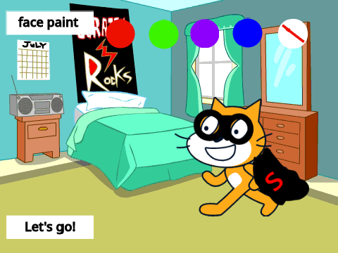 Dress-up Super Scratch Cat remix