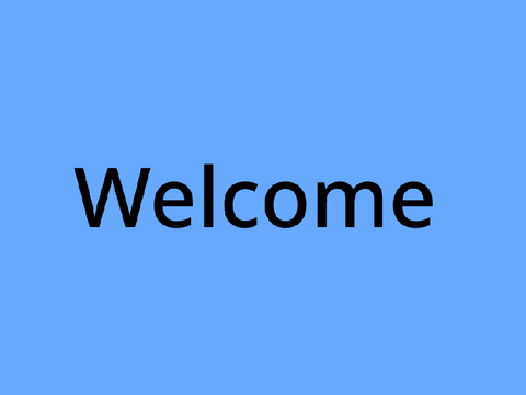 Welcome