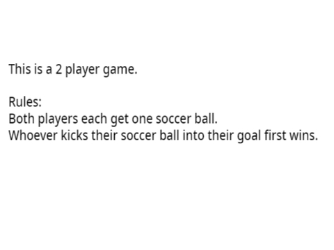 Anti-Gravity Soccer (a simple sport I made up) remix
