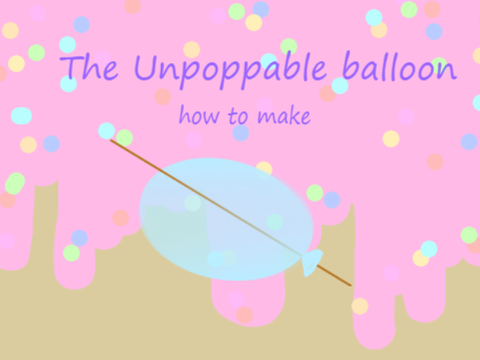 unpoppable balloon (diy)