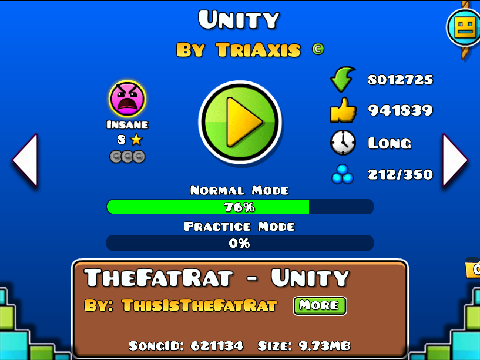 Geometry Dash Unity by TriAxis