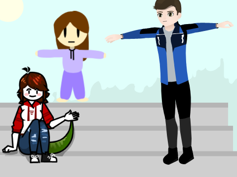 T-Pose to assert dominance