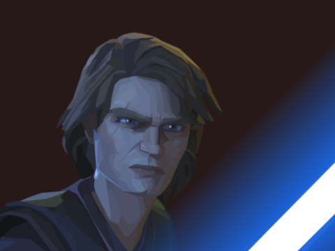 Anakin Skywalker Blockshade