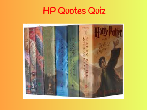 HP Quotes Quiz