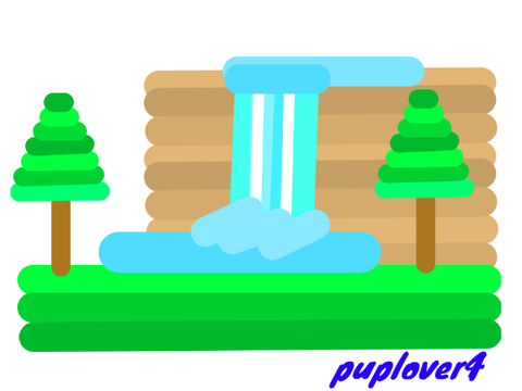 flat art landscape thingy :D