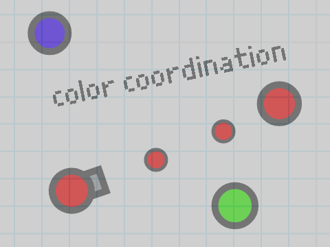 o-=:|==color=coordination===>