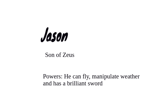 Characters of Percy Jackson