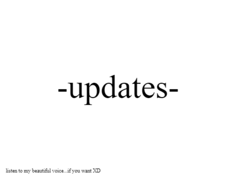 Just some updates