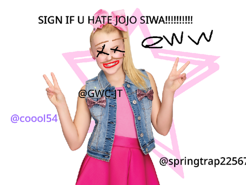 SIGN IF U HATE JOJO SIWA!!!!!!!!!!!!!!!!!!! remix remix