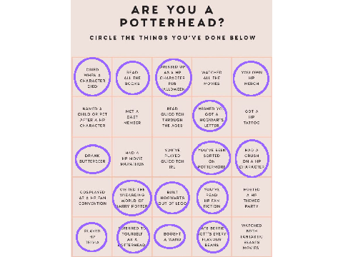 Are You A Potterhead? yep