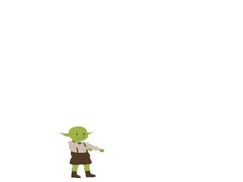 The dancing goblin...