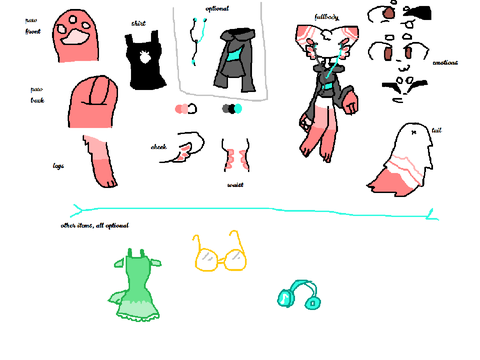 summer strawberry ref sheet