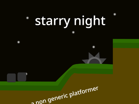 starry night || platformer [archive] #games #all