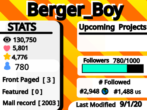 Berger_Boy Stats