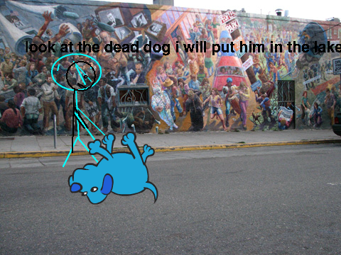 Dead dog