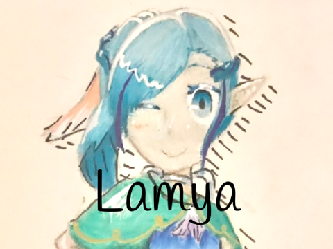 Lamya Colab with HumanBean9076y6 Lalink Art