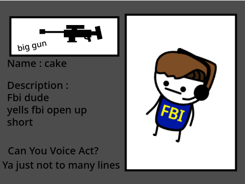 My FBI boi