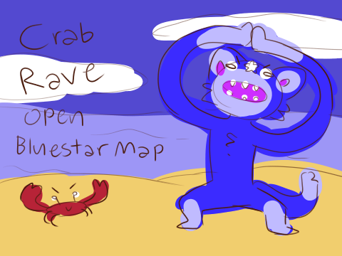 crab rave scripted bluestar map