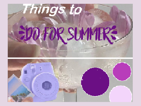 ☂️Things to do during summer (quarantine edition)☂️ 
