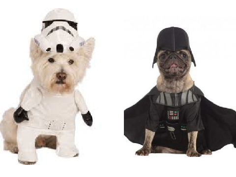 I found Stog trooper and Dog vader!