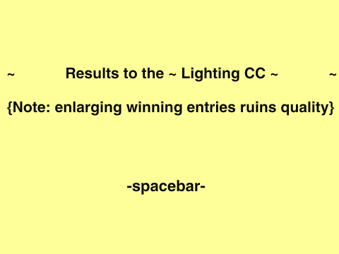 ~ Lightning CC - Results ~
