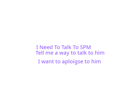 Is there a way to talk to spm