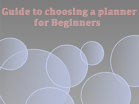 Choosing a planner⋆⋅⚝⋅⋆