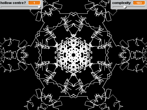 Snow flake generator