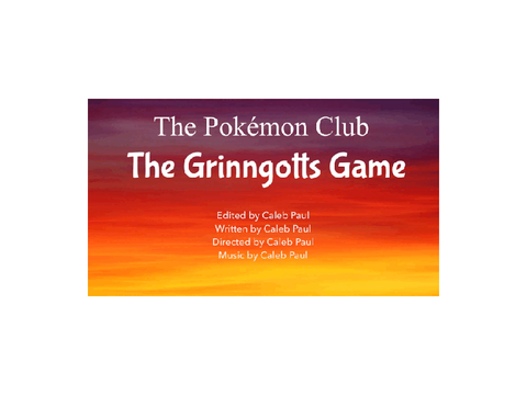 Pokémon Club The Grinngotts Game