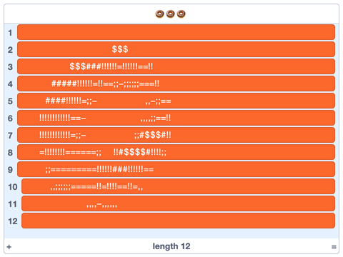 ASCII Art 3D Donut