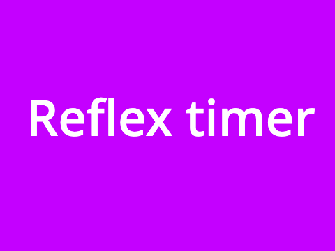 Reflex timer