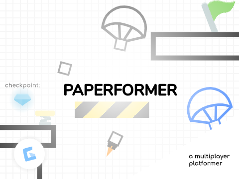 Paperformer - Multiplayer Platformer                                     #gravityv