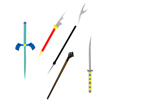 武器を描く！（ベクター）