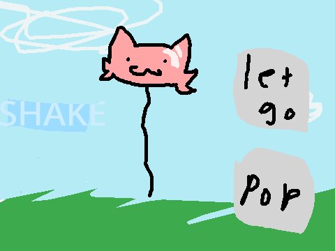 cat balloon