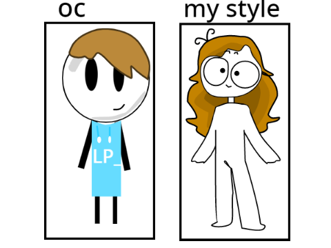 Drawing your oc im my style remix