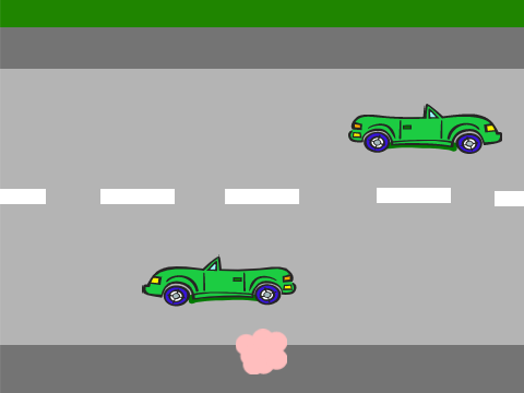 cross the road