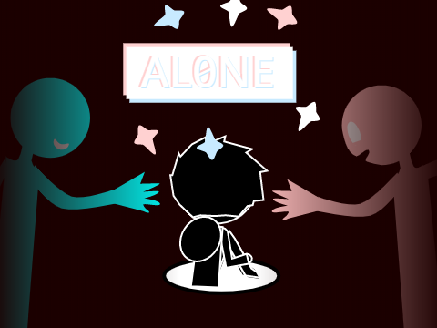 Alone...