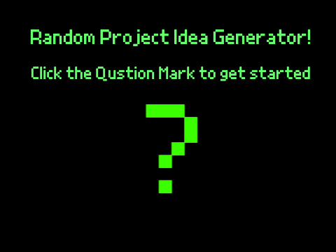 Random Idea Generator-Getting Unstuck Day6