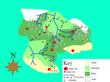 Fantasy DnD Map