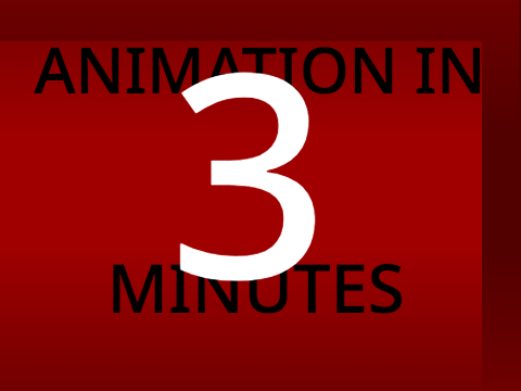 Animation in 3 minutes