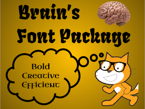 Brain's Font Package #1