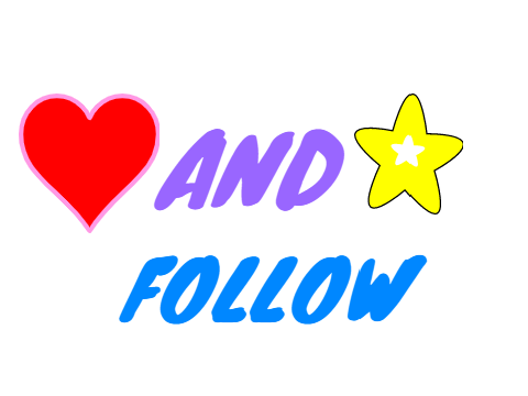 Heart, love and follow