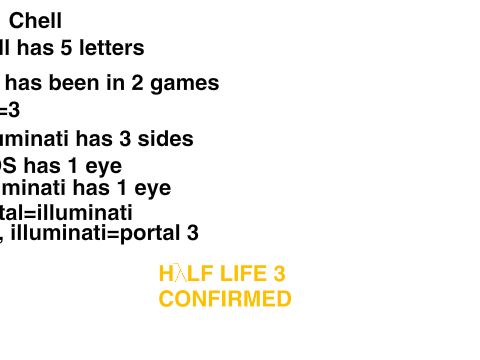 half life 3 confirmed, (with evidence!)