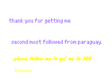 second most followed from paraguay.